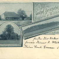 Gruß aus Hoisbüttel - gelaufen 1901 - © Jan-Dirk Wussow