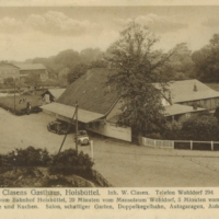 Clasens Gasthaus, Hoisbüttel - gelaufen 1930 - © Jan-Dirk Wussow